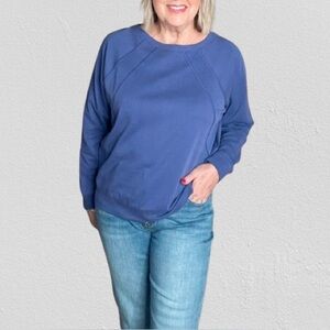 NWT $69 J. Jill Woman’s Purple Long Sleeve Pullover Sweater, Sz S